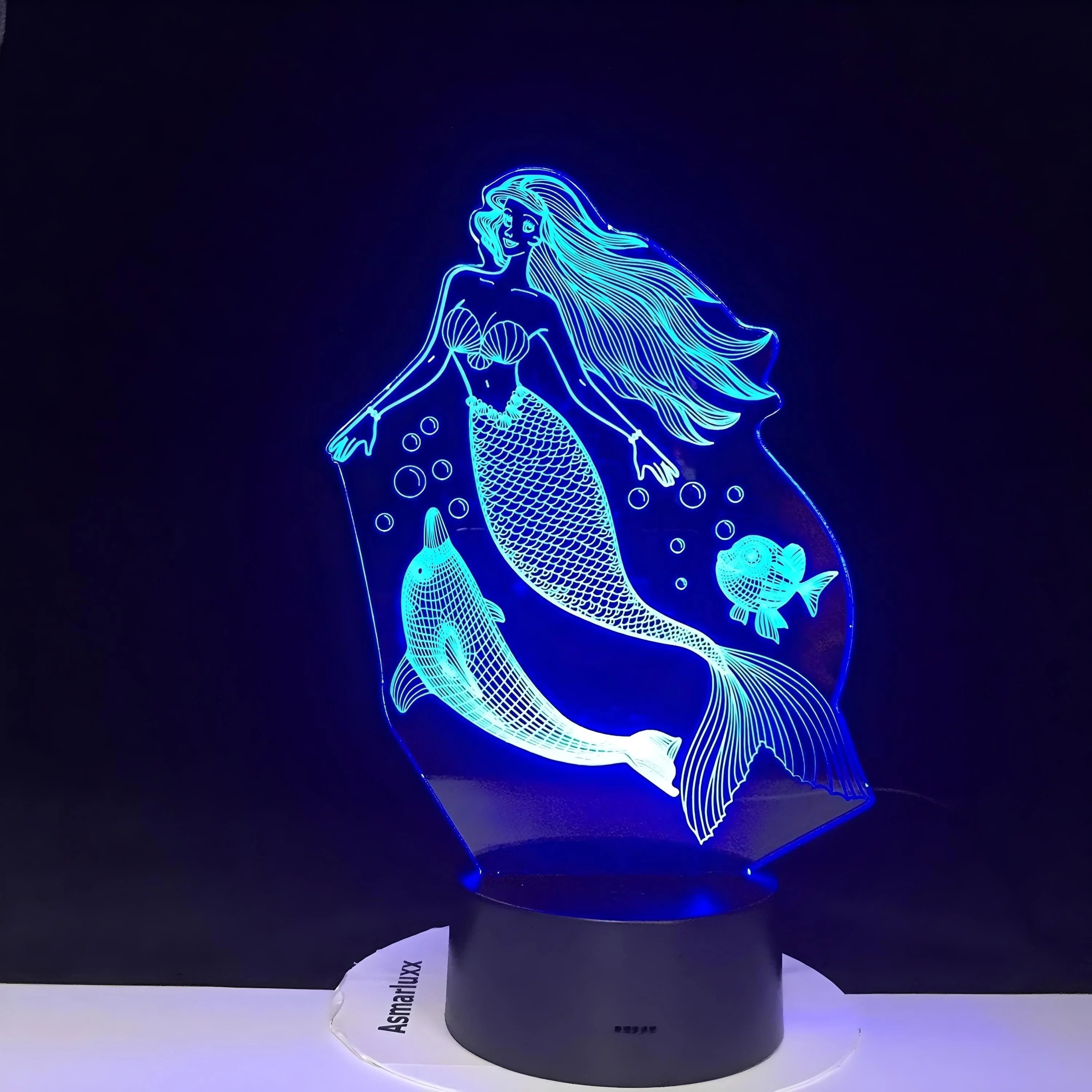 Veilleuse Ariel 3D