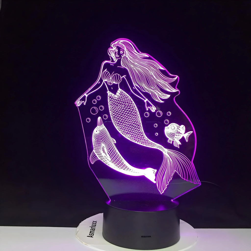 Veilleuse Ariel 3D