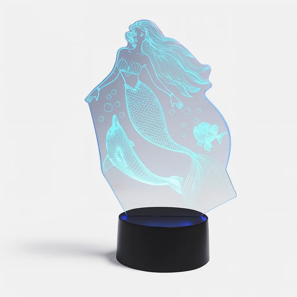 Veilleuse Ariel 3D
