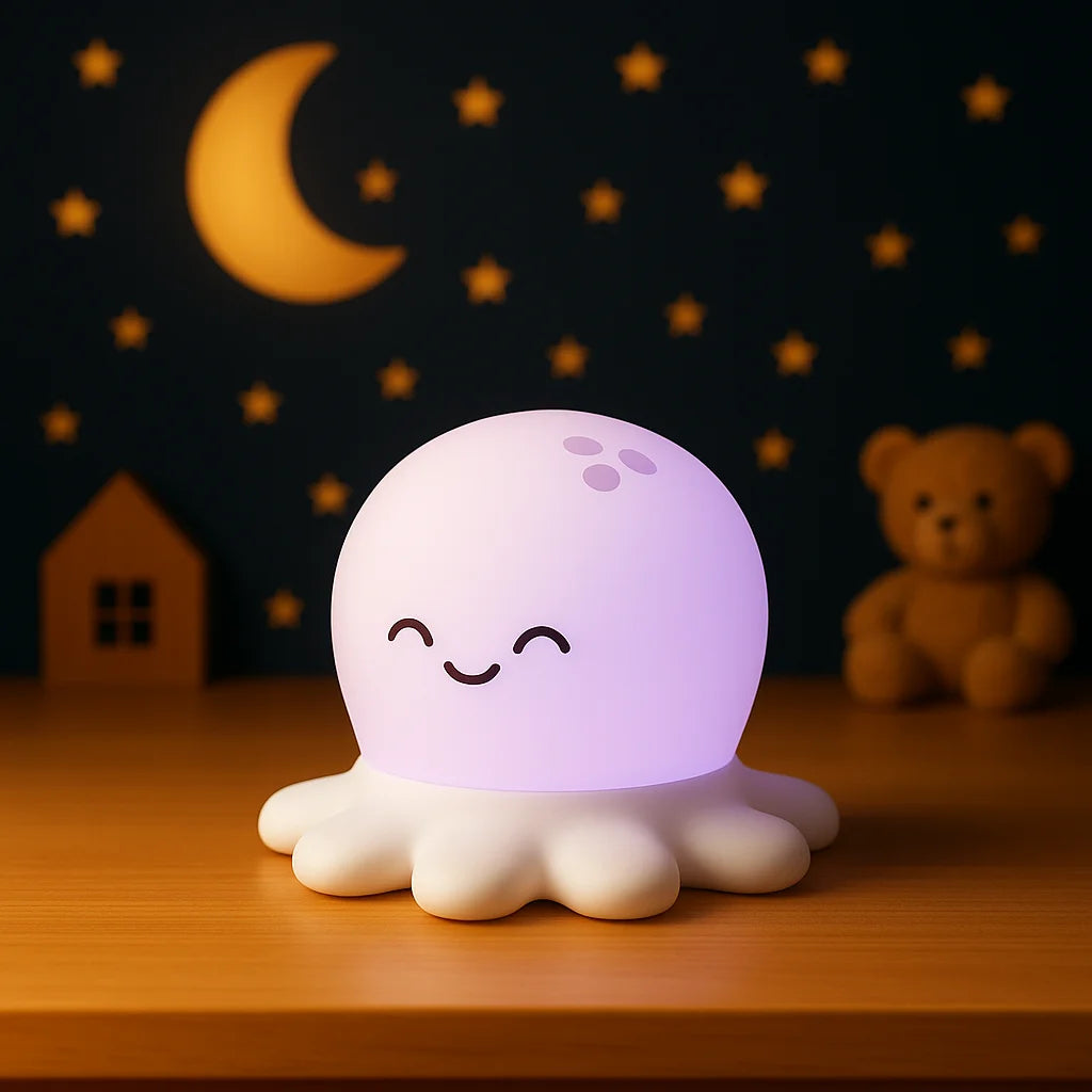 Veilleuse Bébé Pieuvre