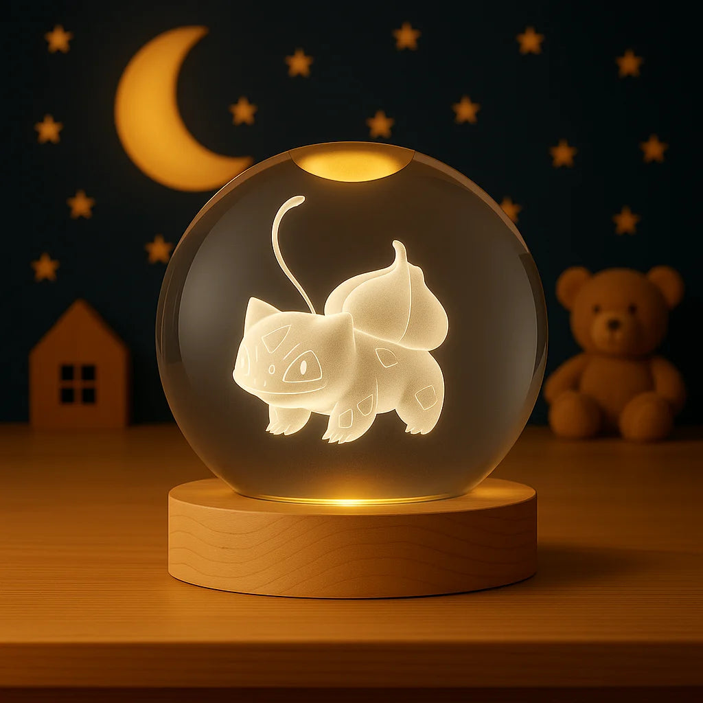 Veilleuse Boule de Cristal Bulbizarre