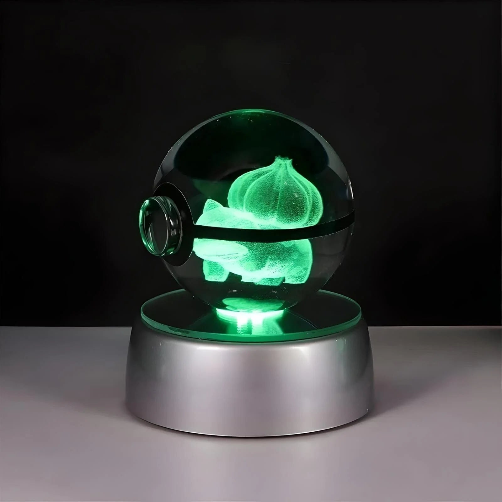 Veilleuse Boule de Cristal Bulbizarre Colorée
