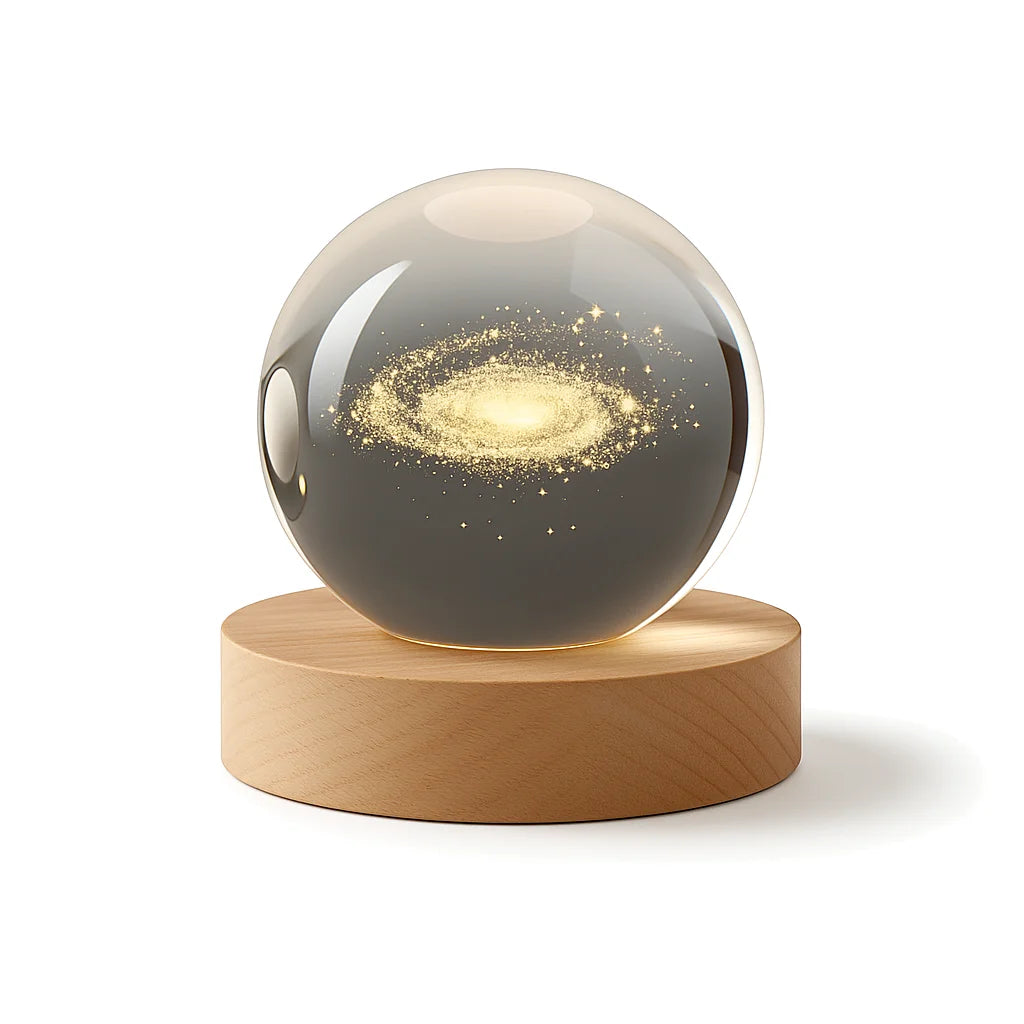 Veilleuse Boule de Cristal Galaxie