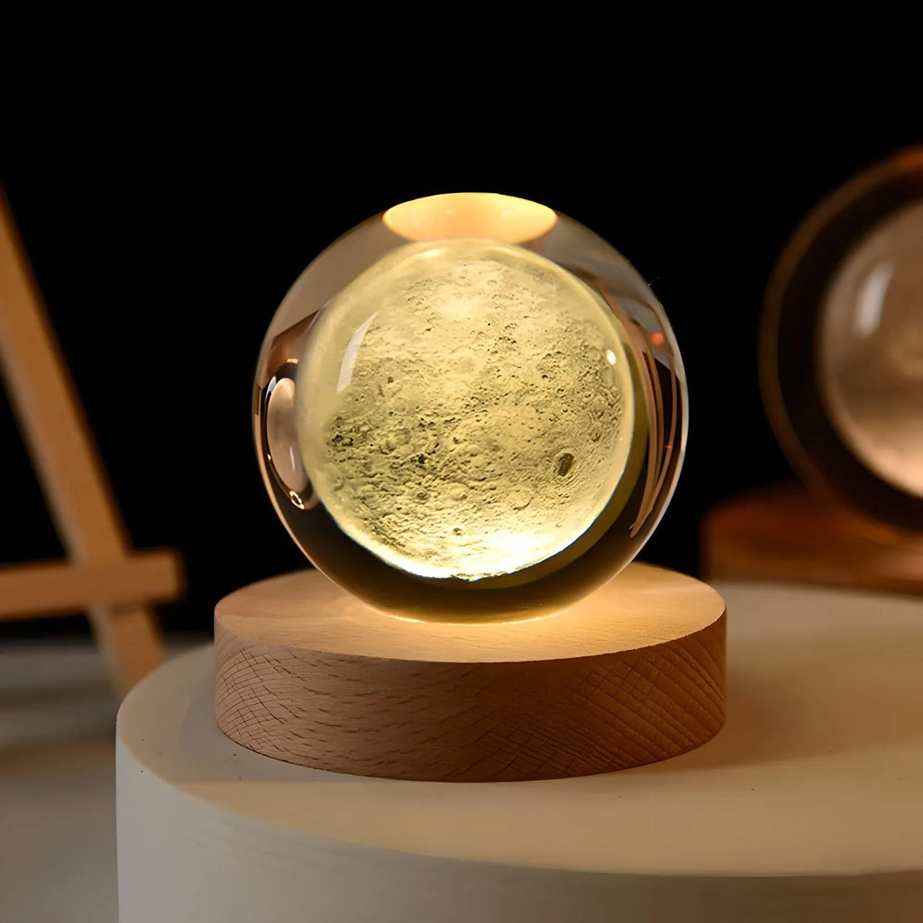 Veilleuse Boule de Cristal Lune