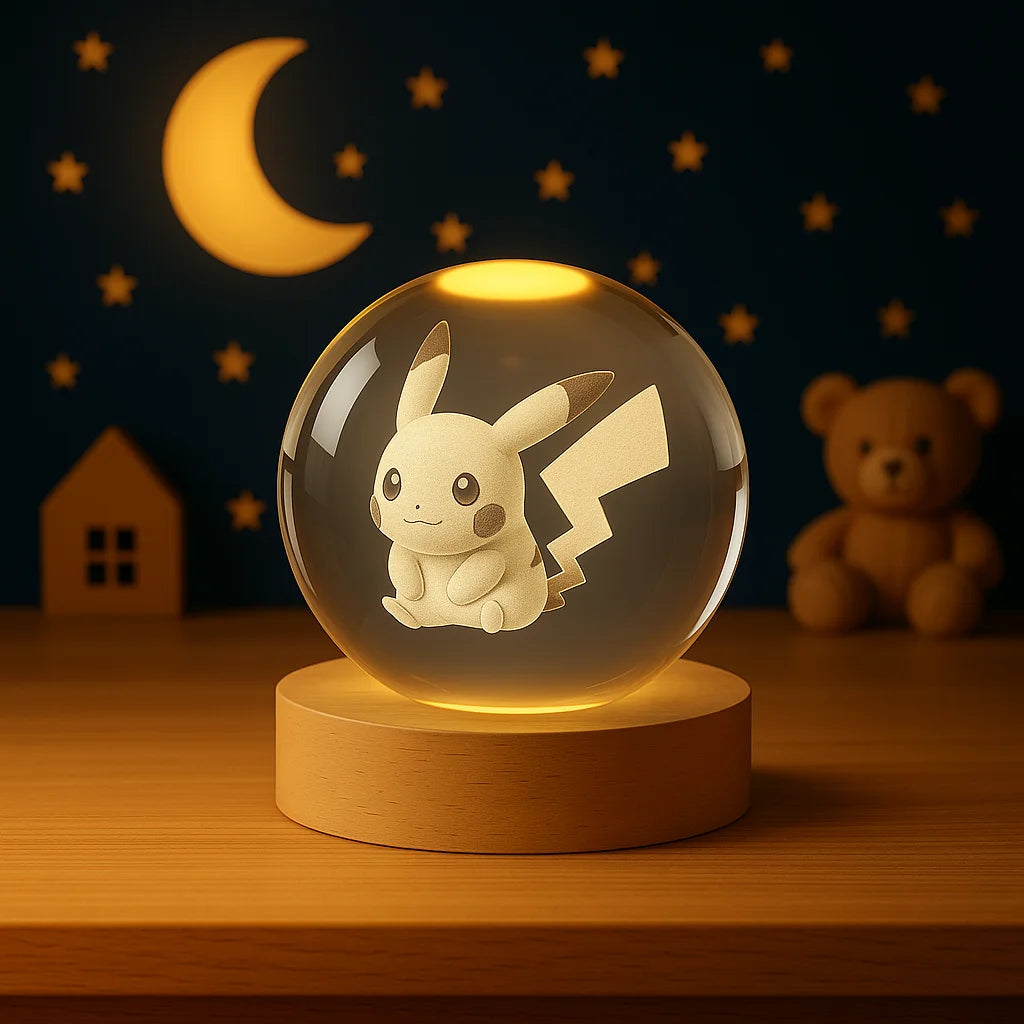 Veilleuse Boule de Cristal Pikachu