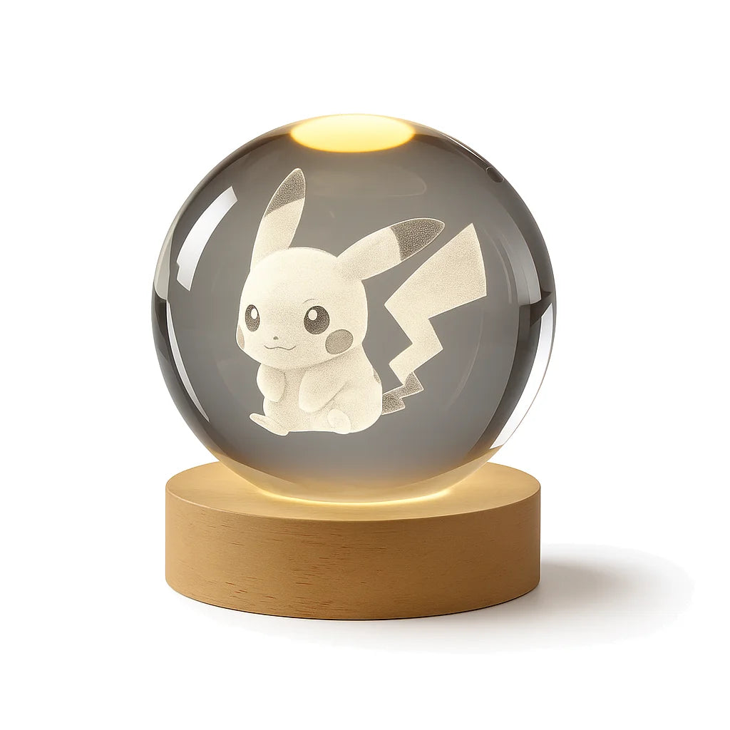 Veilleuse Boule de Cristal Pikachu
