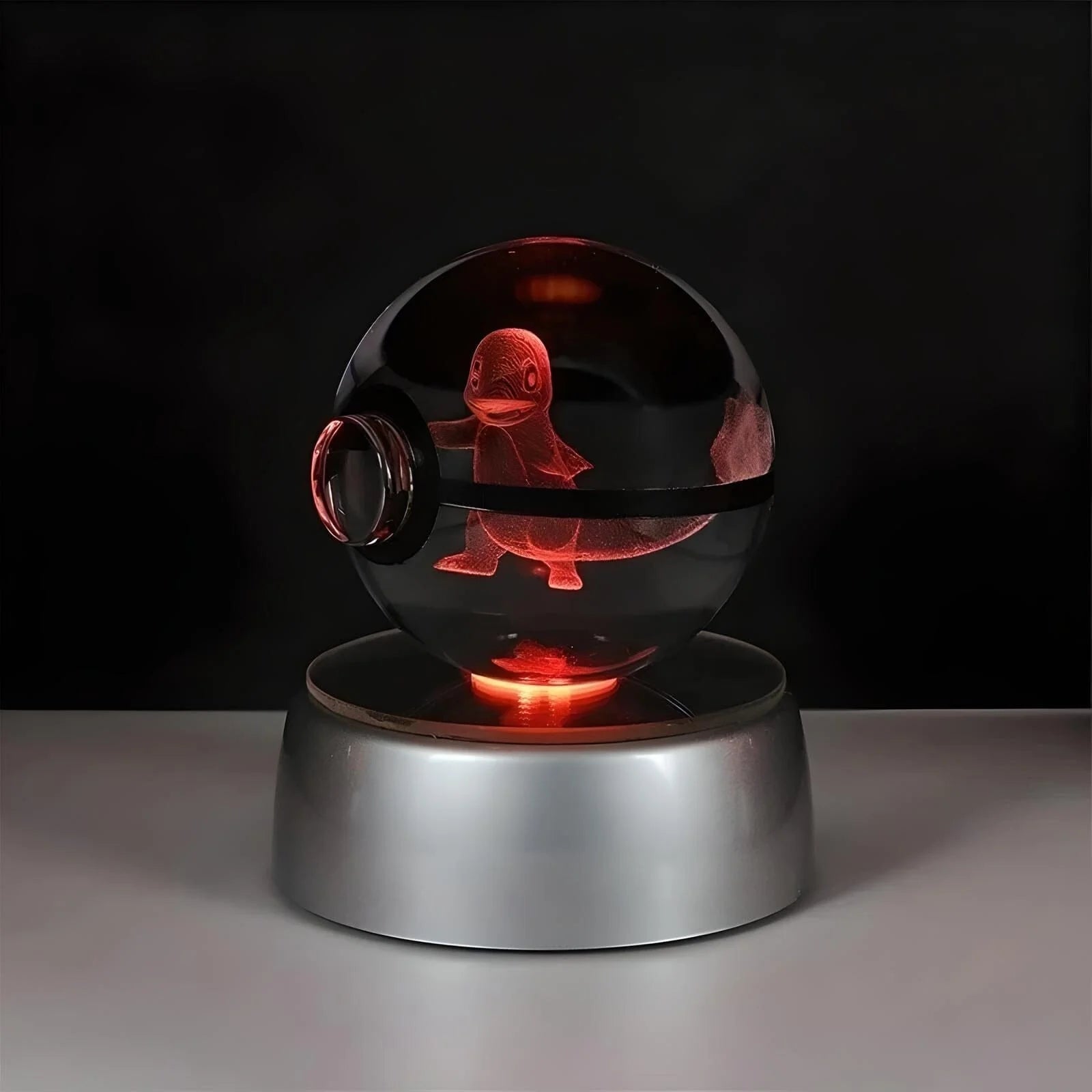 Veilleuse Boule de Cristal Salamèche Colorée