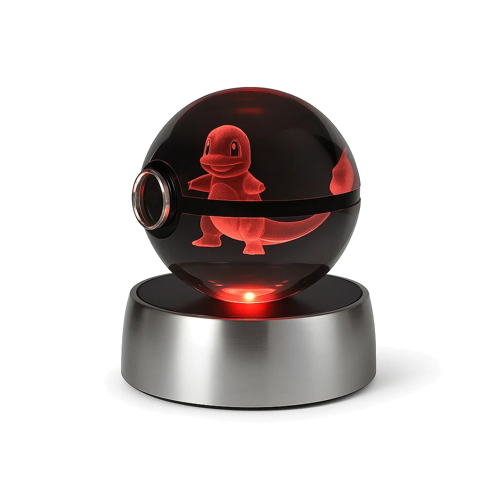 Veilleuse Boule de Cristal Salamèche Colorée