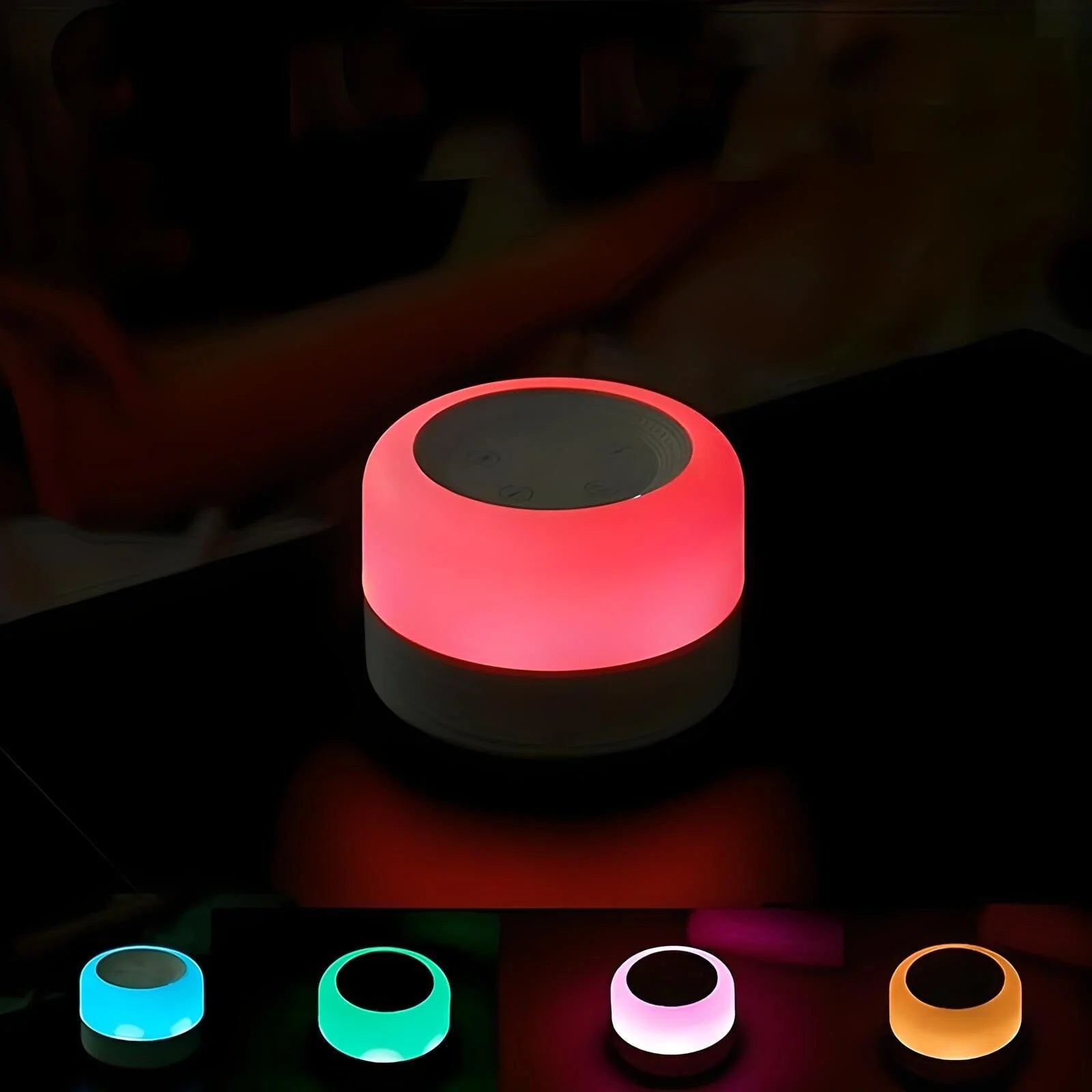 Veilleuse Bruit Blanc Rechargeable 7 Couleurs