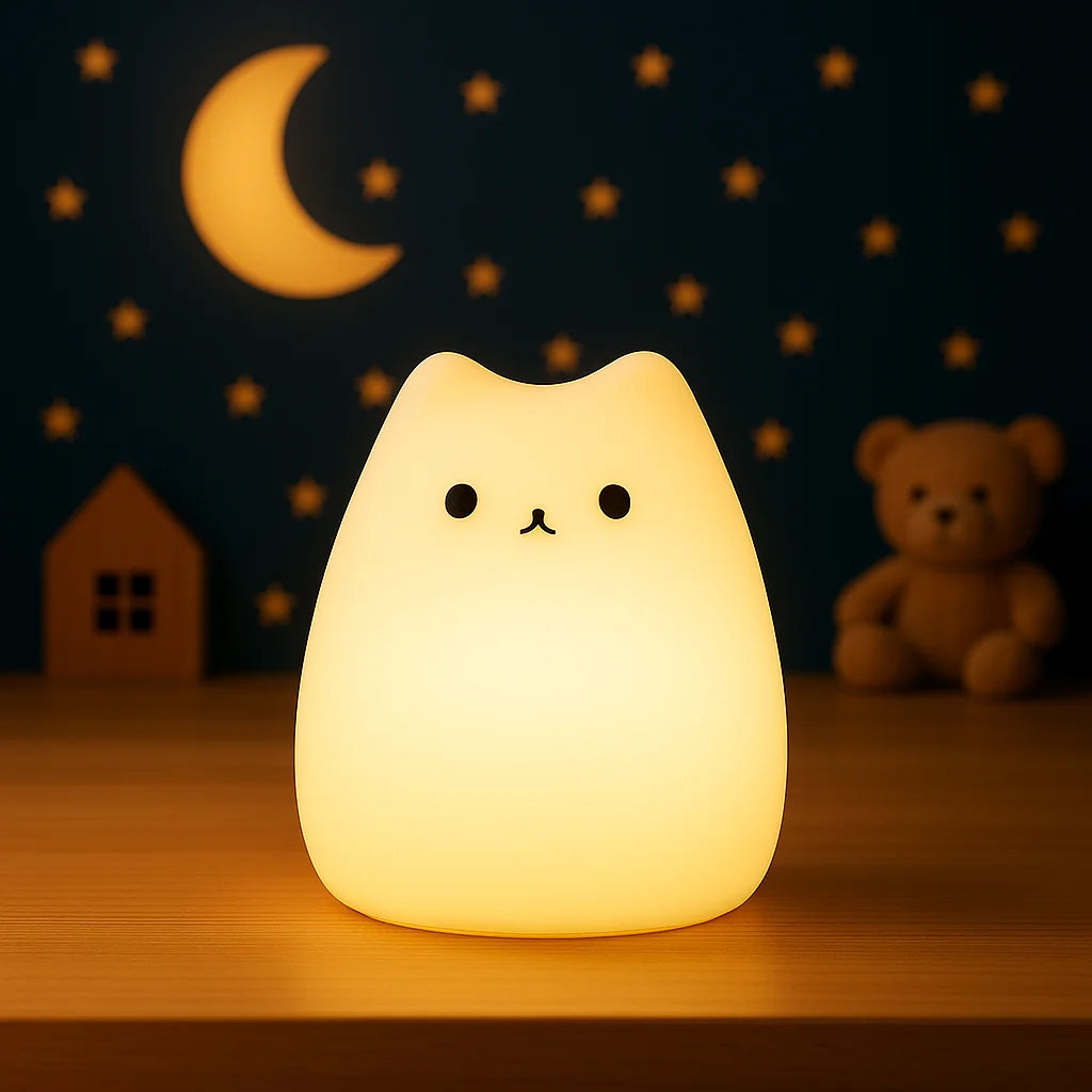 Veilleuse Chat LED