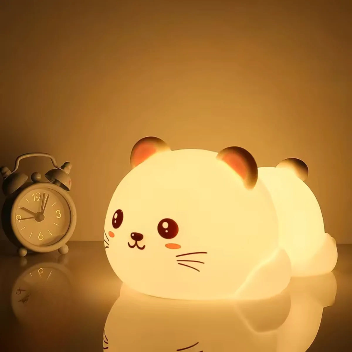 Veilleuse Chat Multicolore