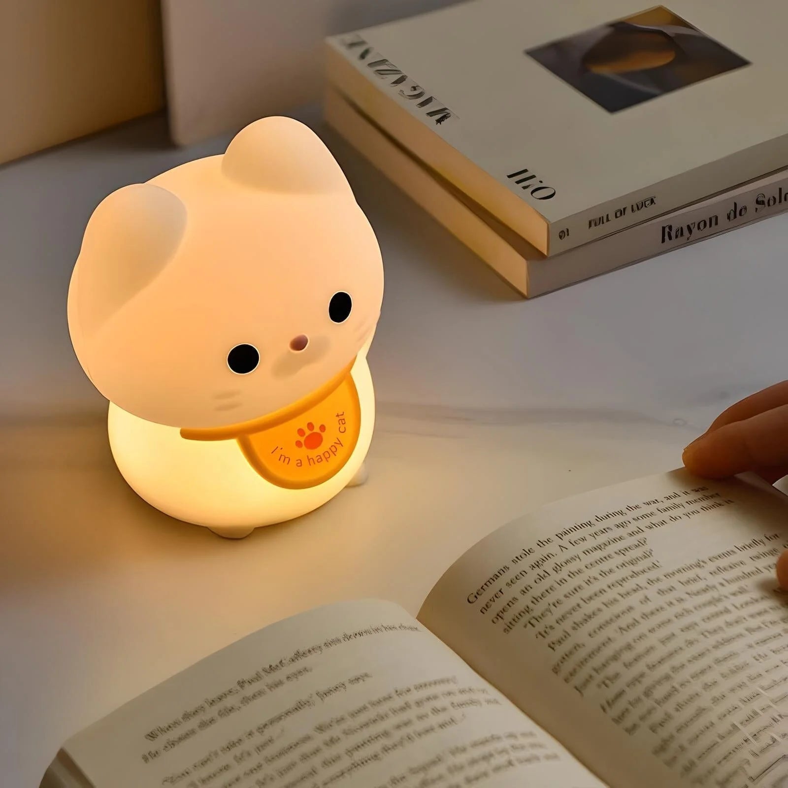 Veilleuse Chat Porte-Bonheur