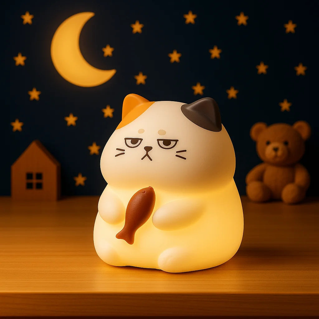 Veilleuse Chat Rechargeable