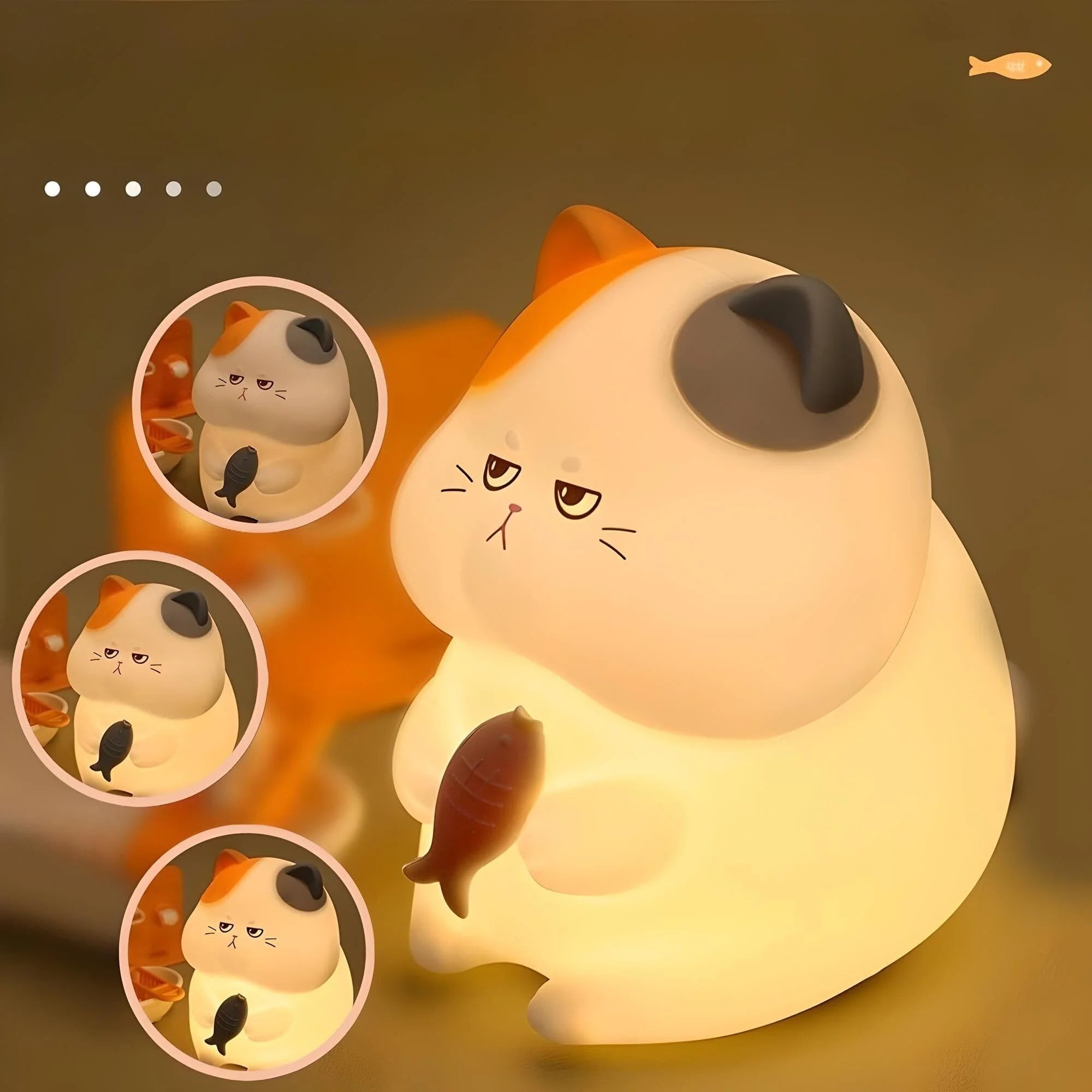 Veilleuse Chat Rechargeable