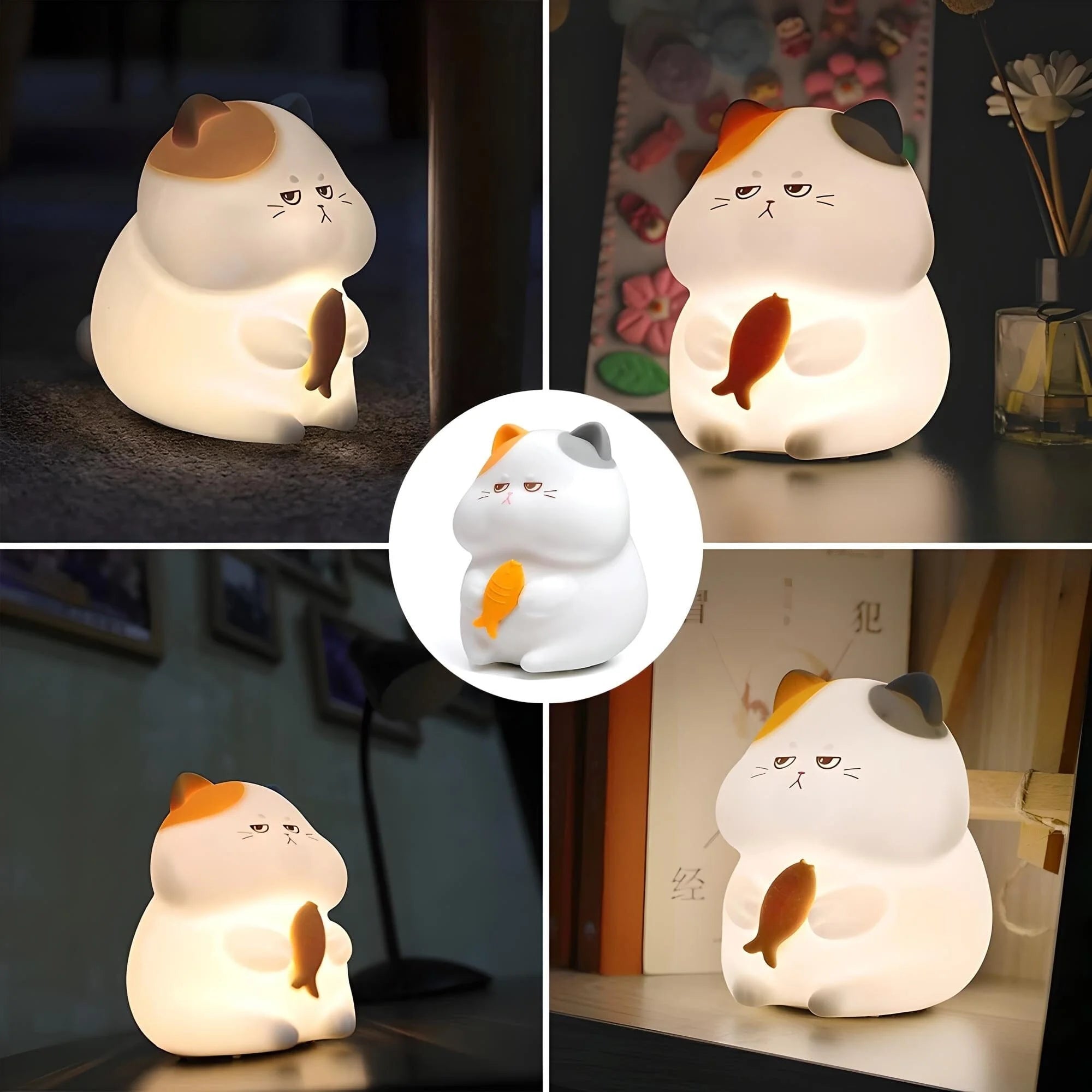 Veilleuse Chat Rechargeable