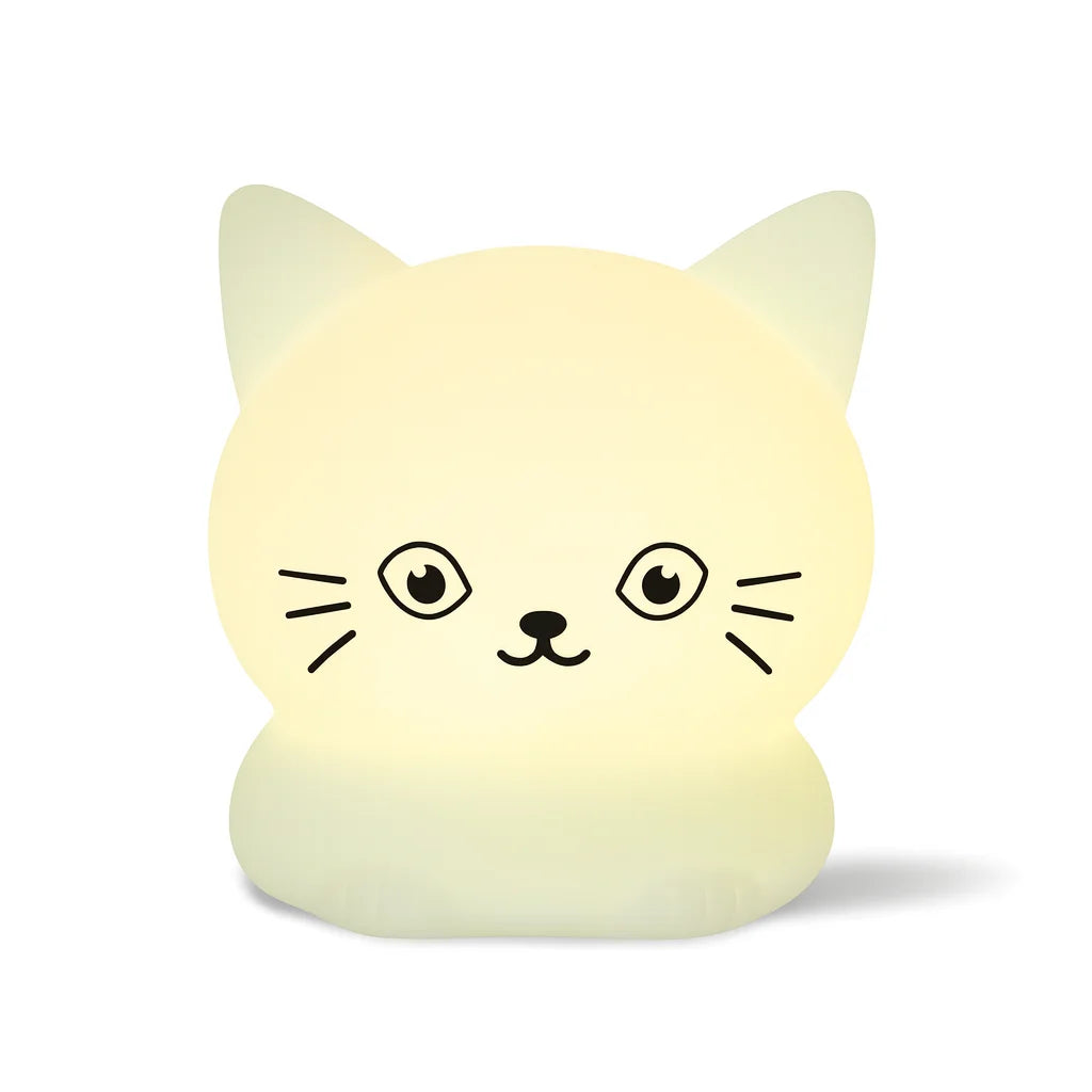 Veilleuse Chat Rose