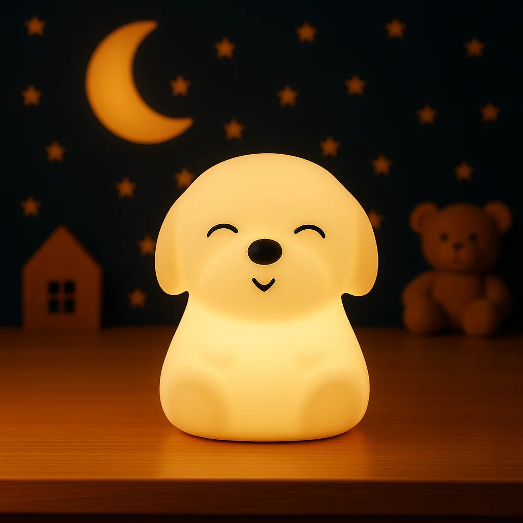 Veilleuse Chien Silicone Rechargeable