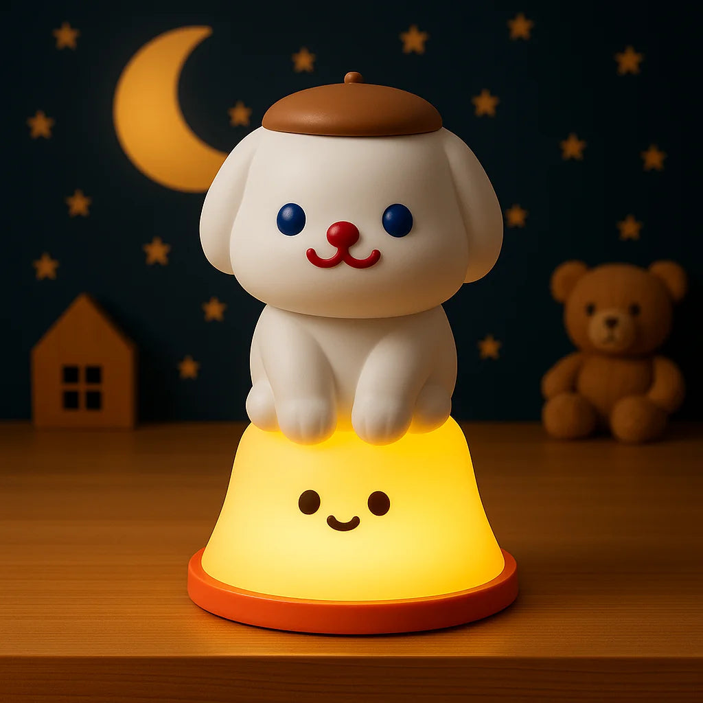 Veilleuse Chiot Rechargeable avec Bluetooth
