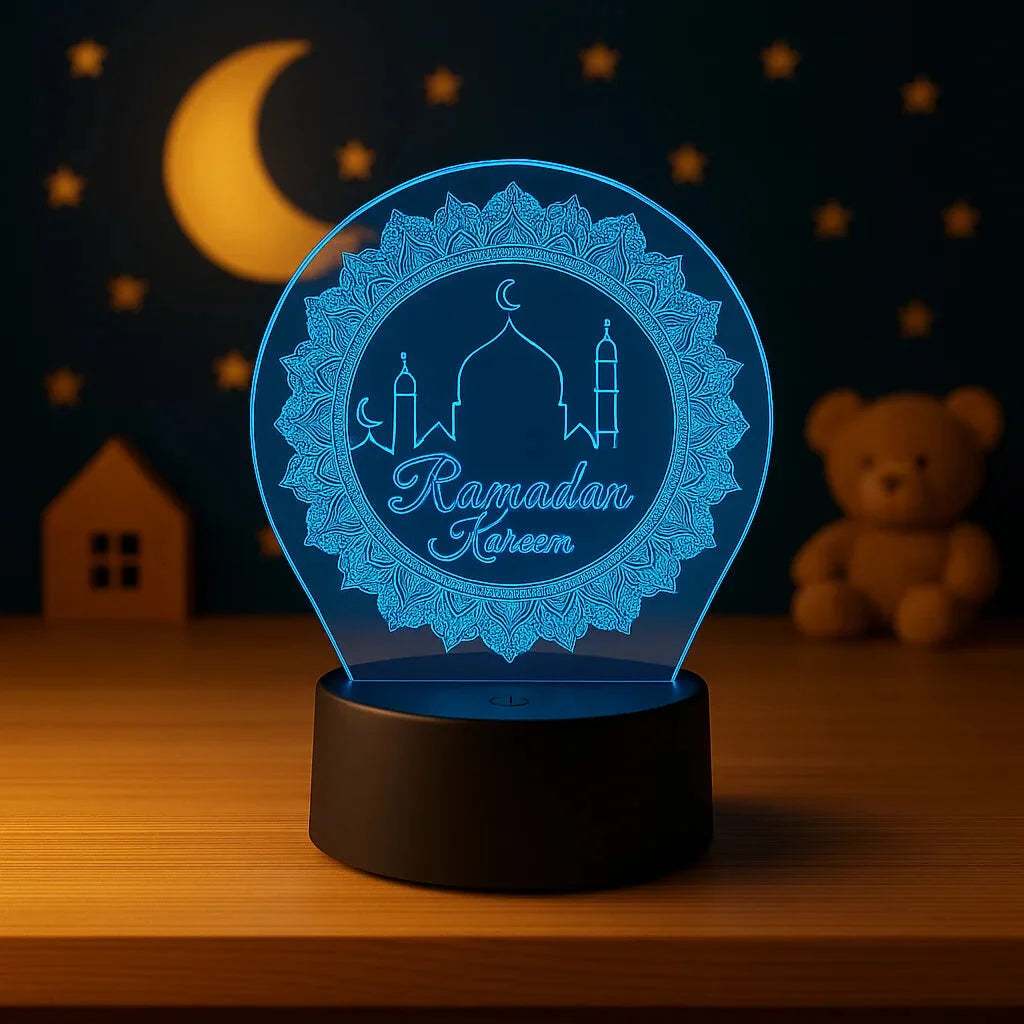 Veilleuse Coranique Cercle Ramadan 3D