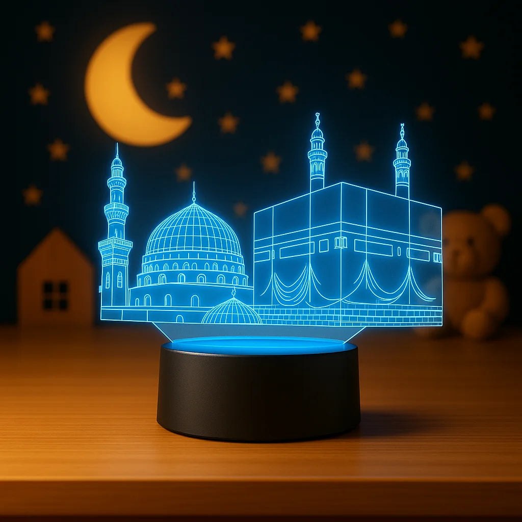 Veilleuse Coranique La Mecque 3D