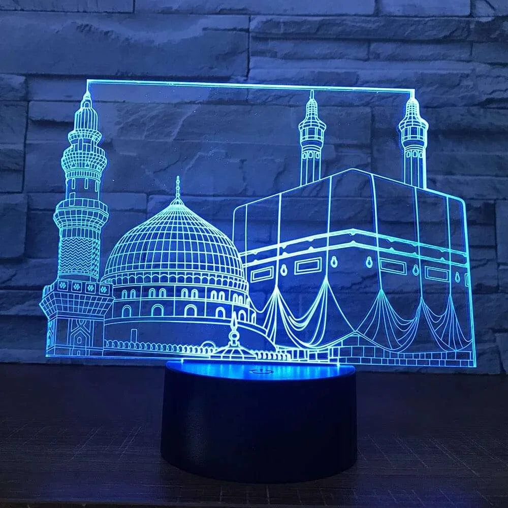 Veilleuse Coranique La Mecque 3D