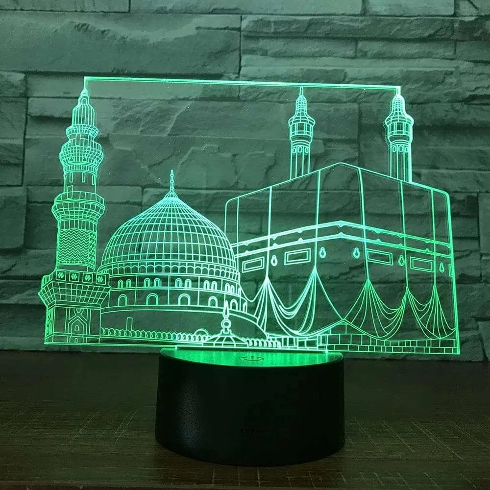 Veilleuse Coranique La Mecque 3D