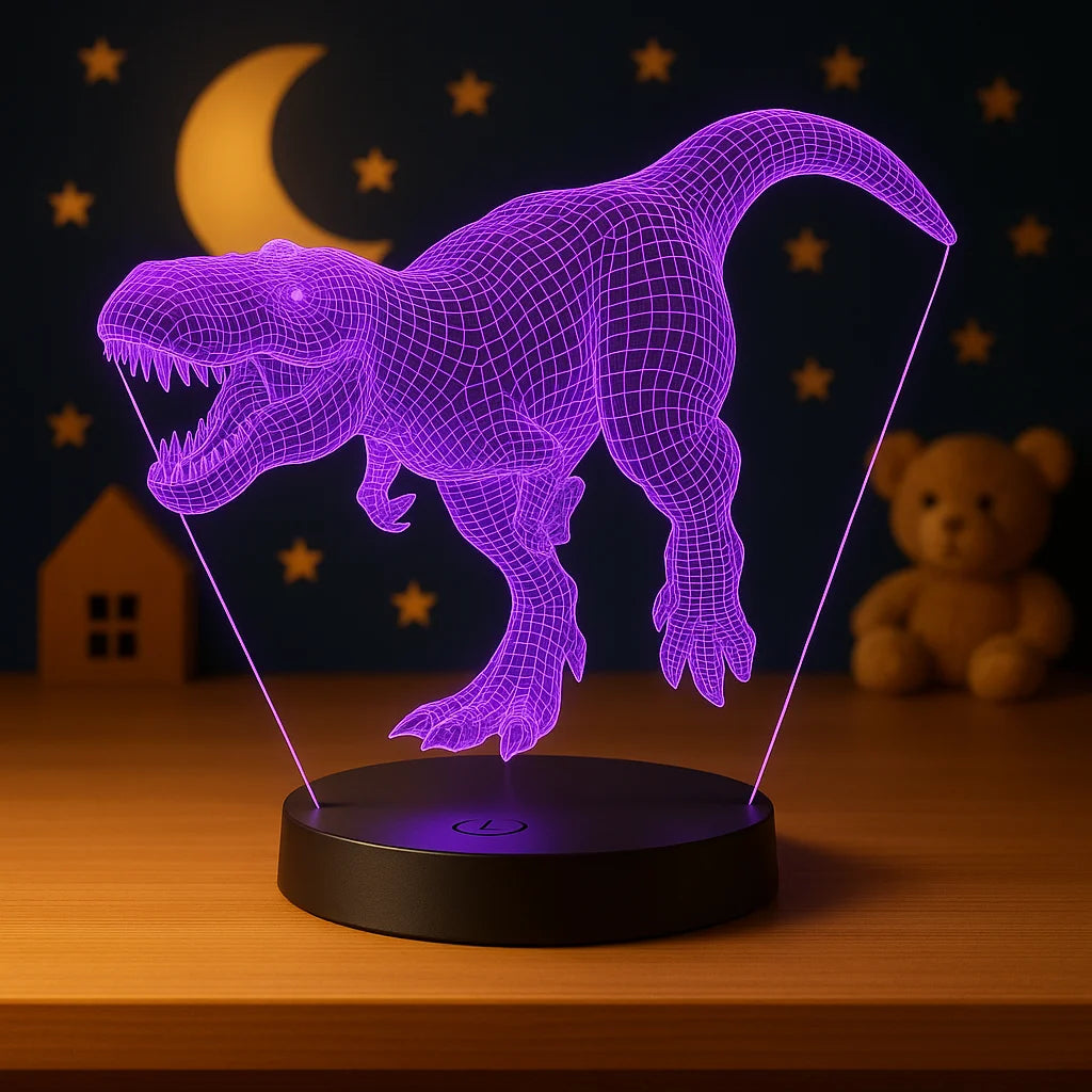 Veilleuse Dinosaure 3D