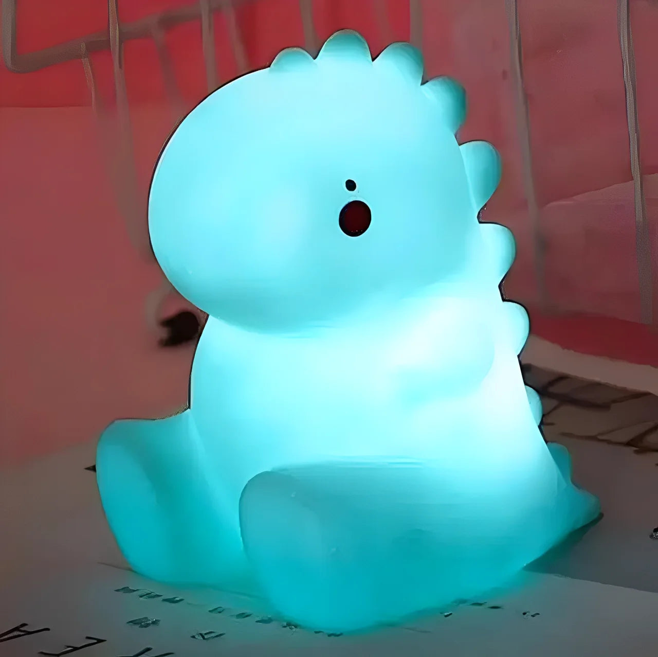 Veilleuse Dinosaure Bleue
