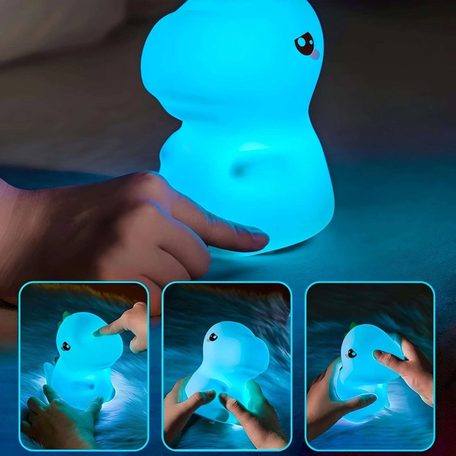 Veilleuse Dinosaure en Silicone