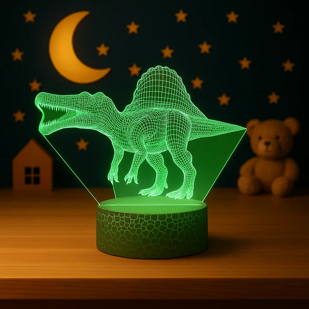 Veilleuse Dinosaure Spinosaurus 3D