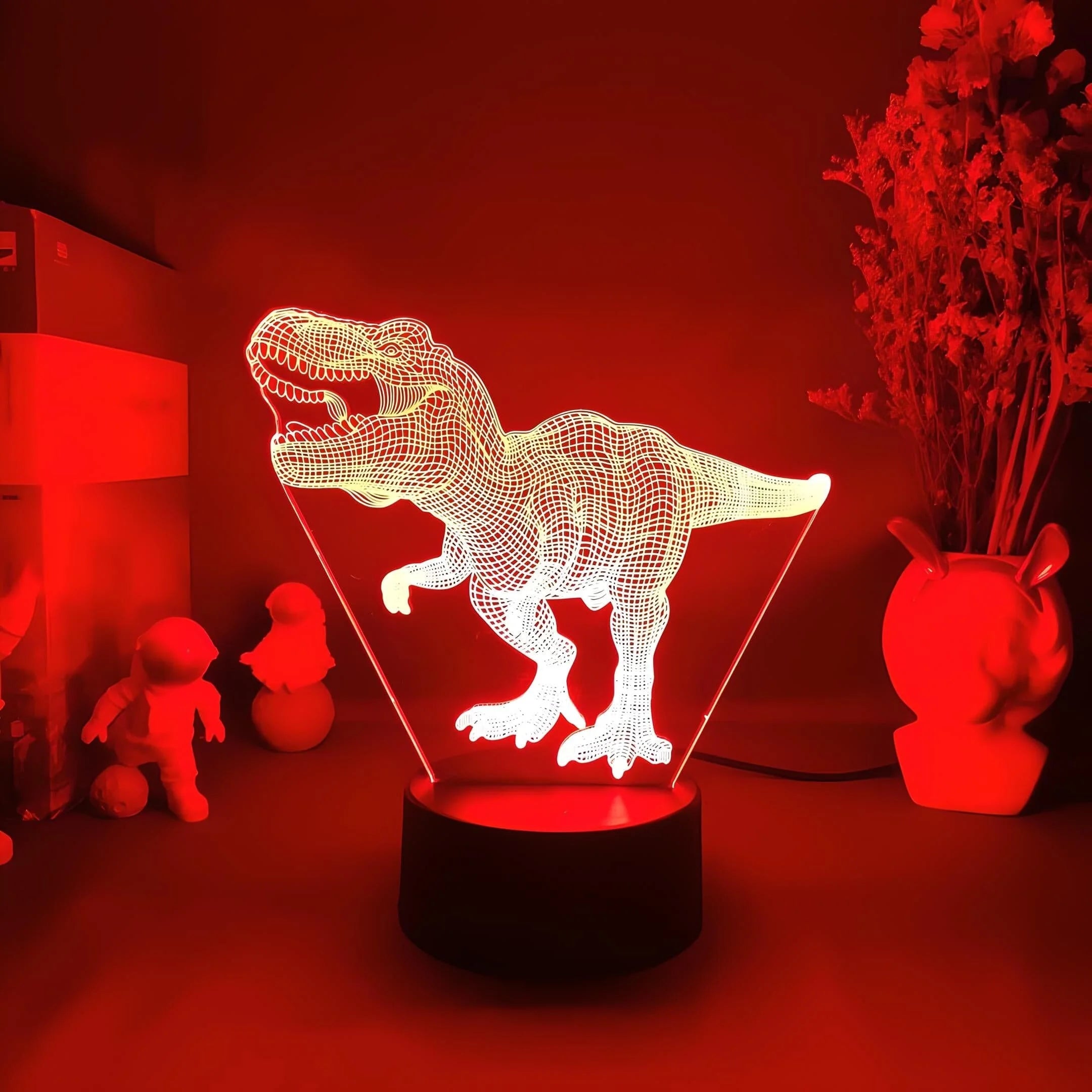Veilleuse Dinosaure Tyrannosaure 3D