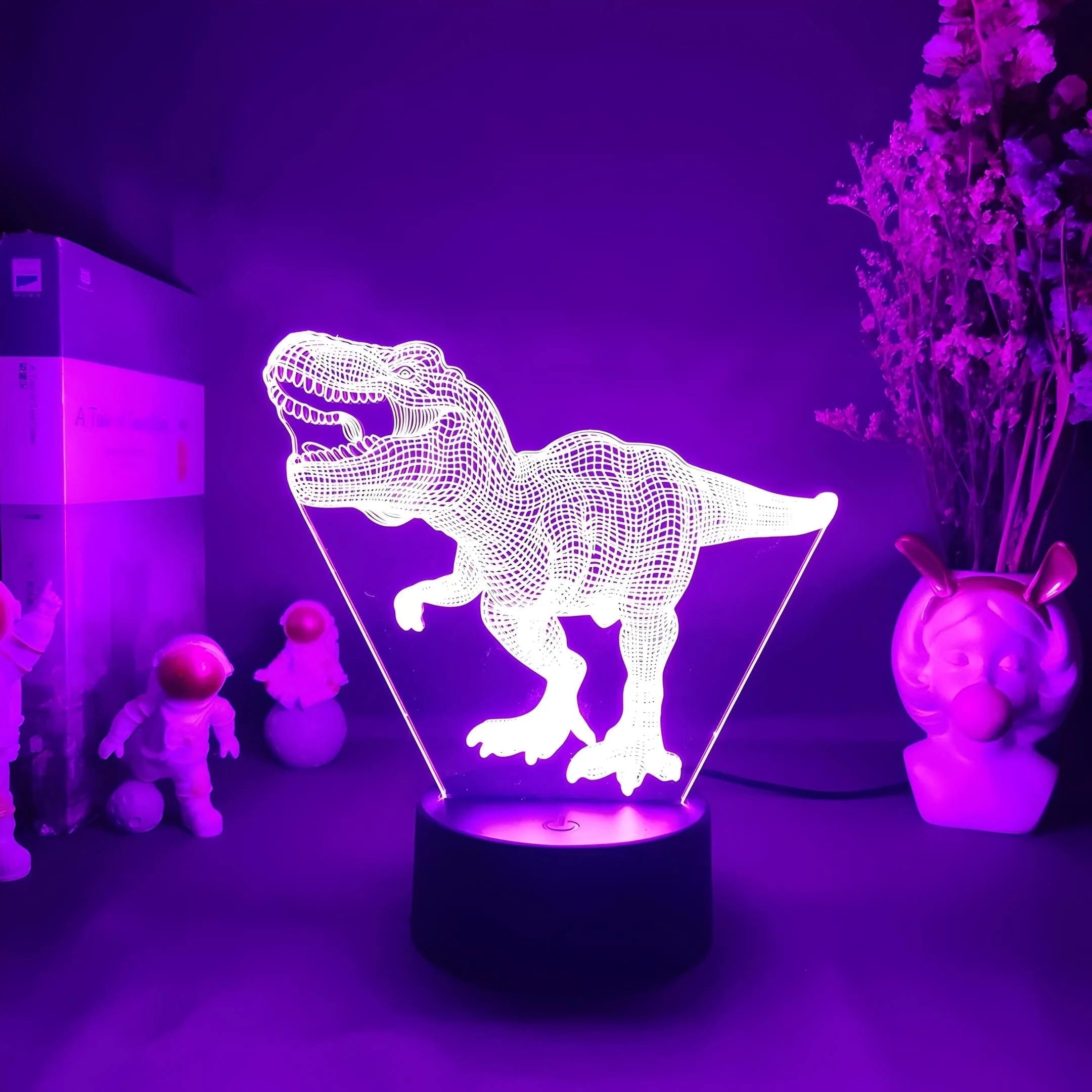 Veilleuse Dinosaure Tyrannosaure 3D