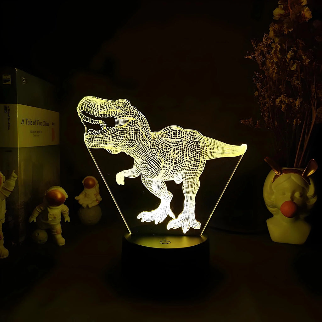 Veilleuse Dinosaure Tyrannosaure 3D