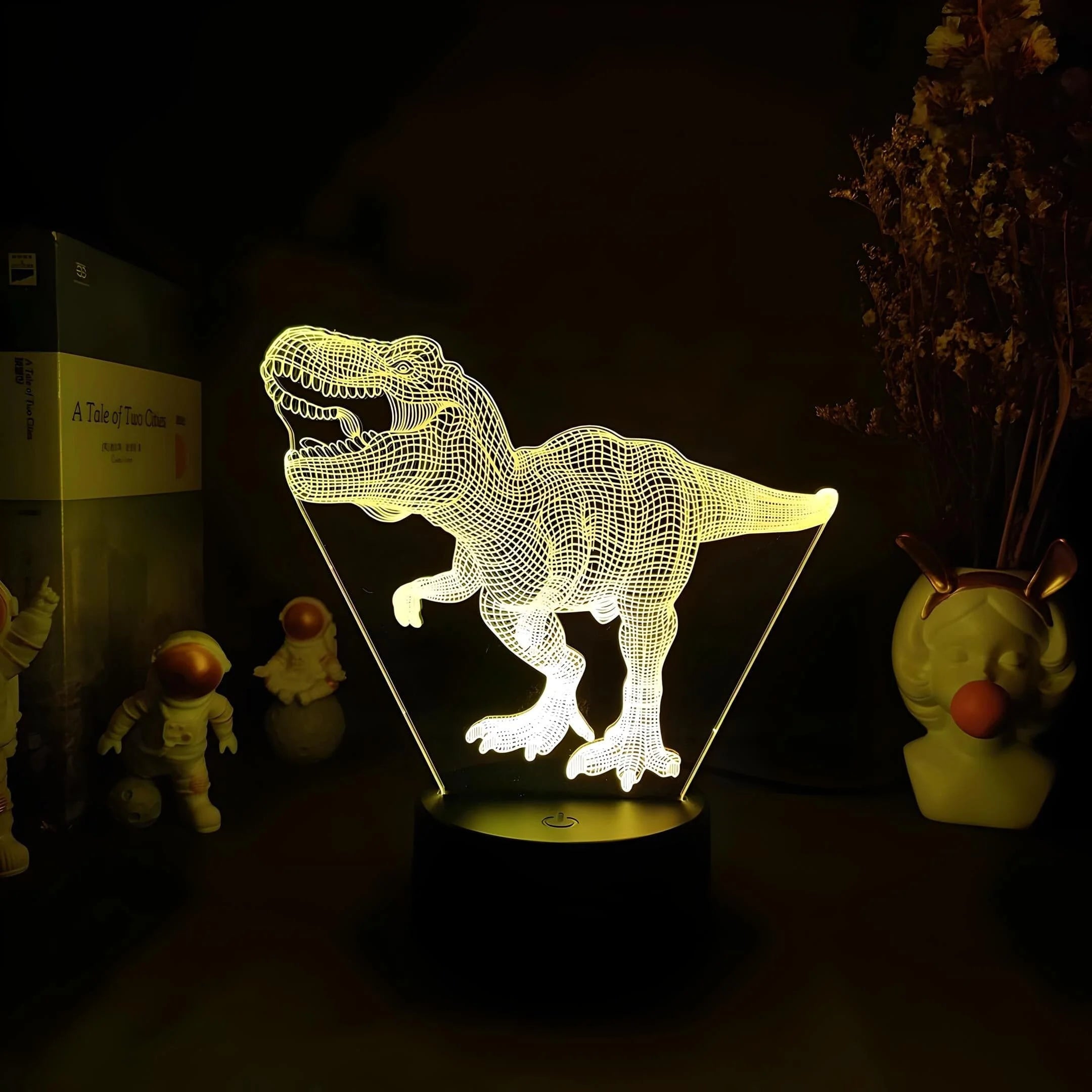 Veilleuse Dinosaure Tyrannosaure 3D