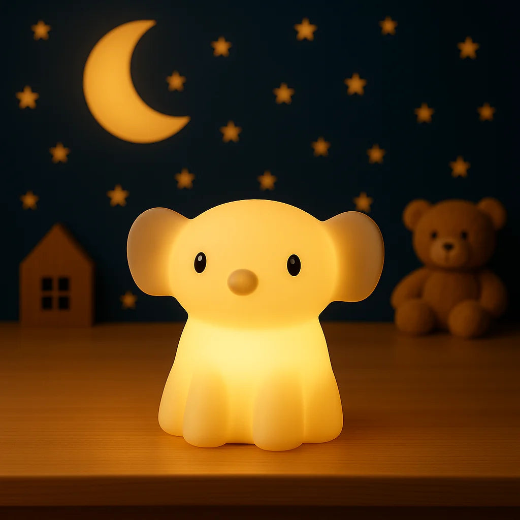 Veilleuse Éléphant en Silicone