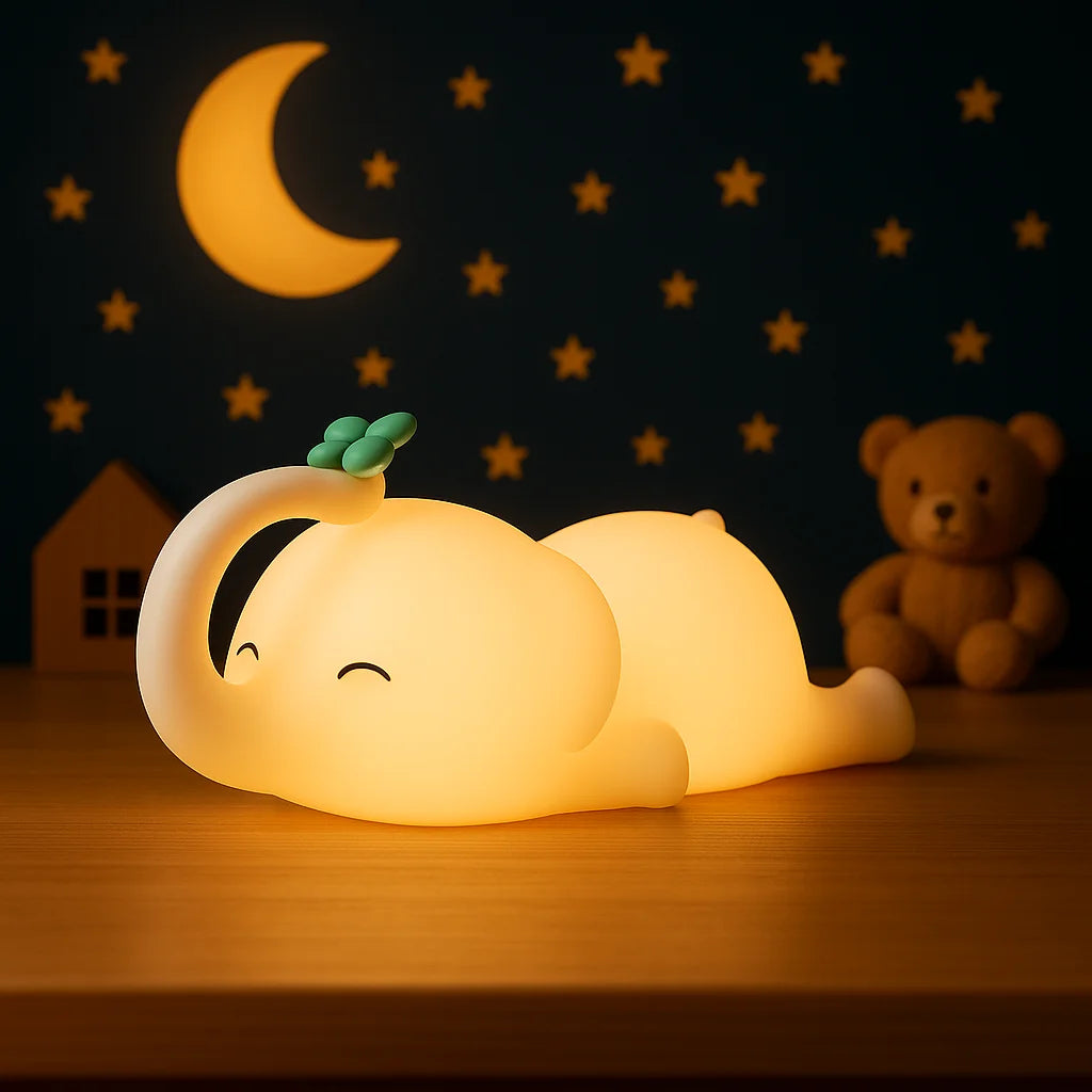 Veilleuse Éléphant Rechargeable