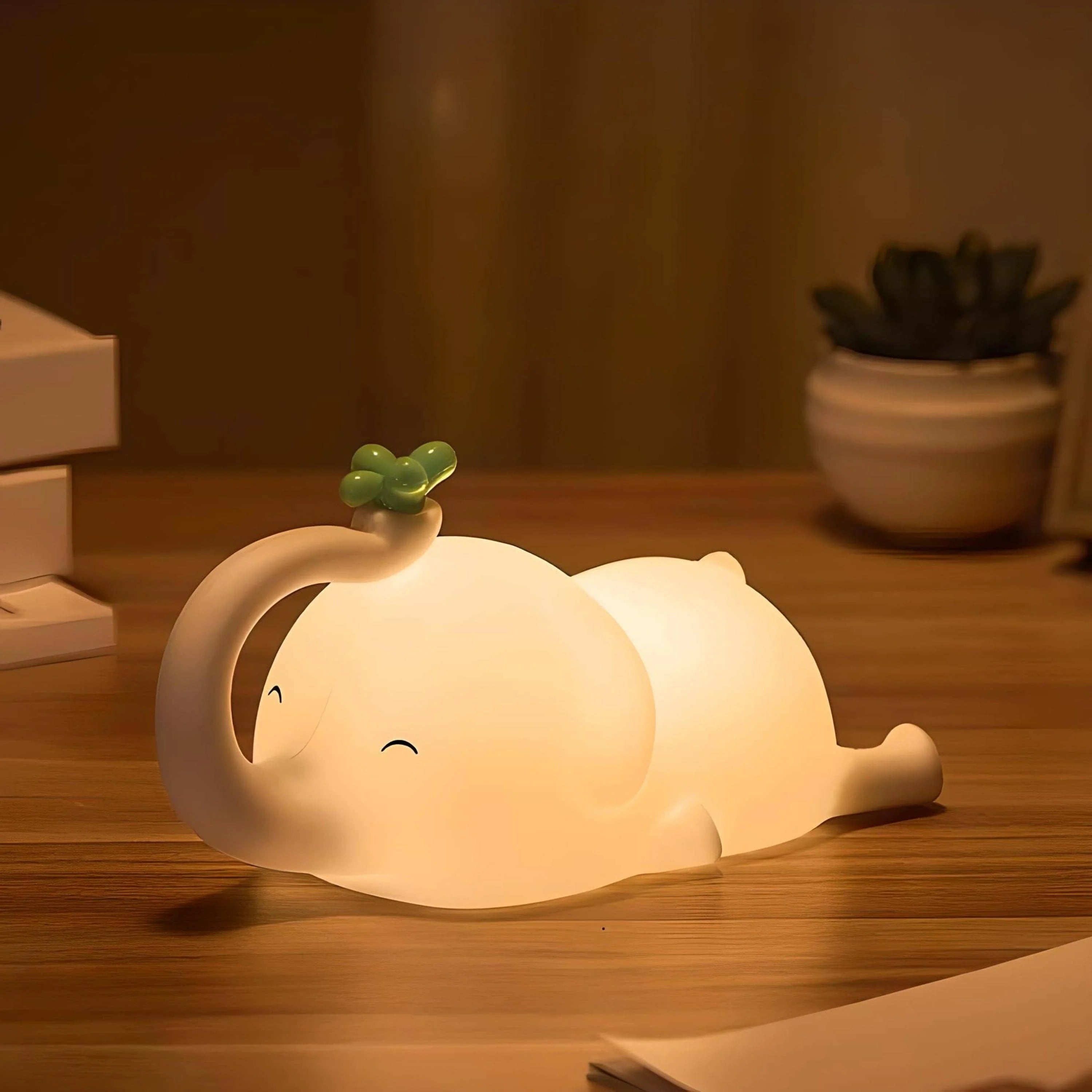 Veilleuse Éléphant Rechargeable