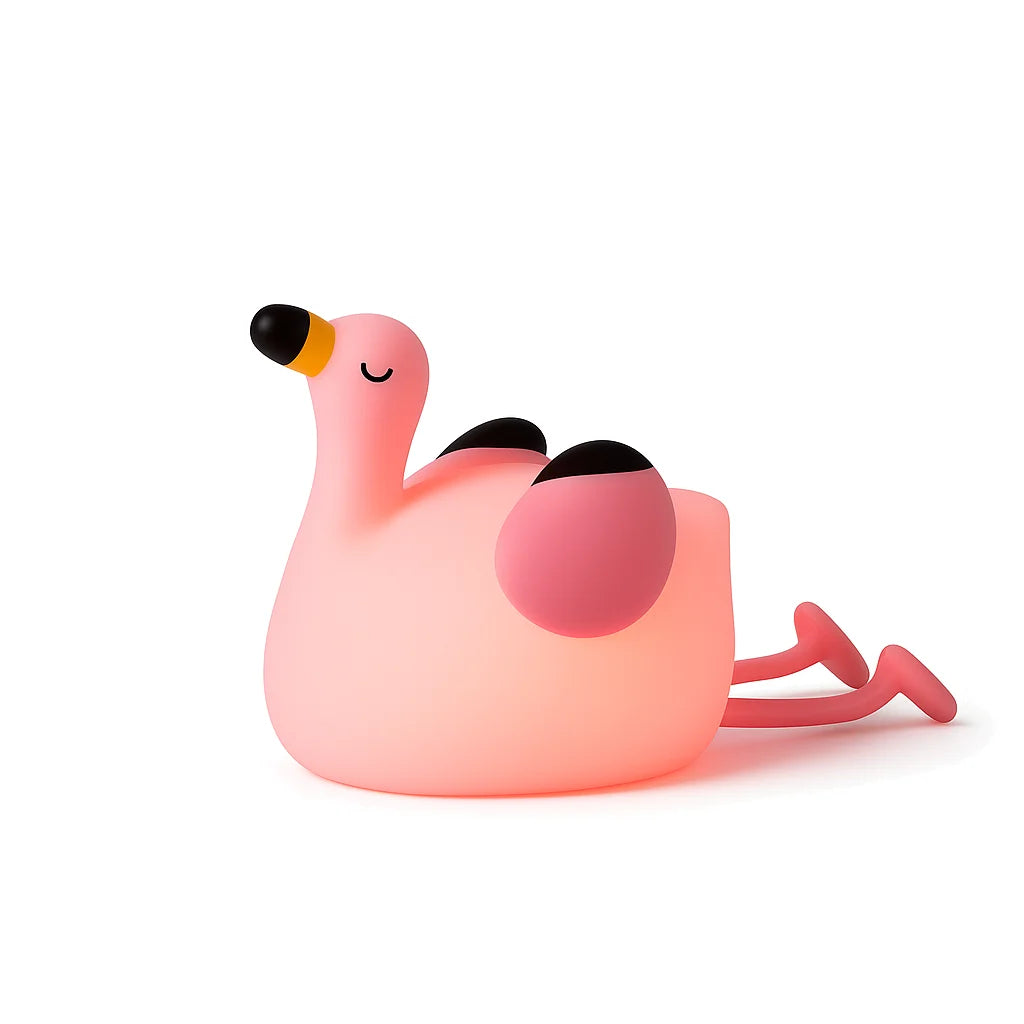 Veilleuse Flamant Rose en Silicone LED Nomade