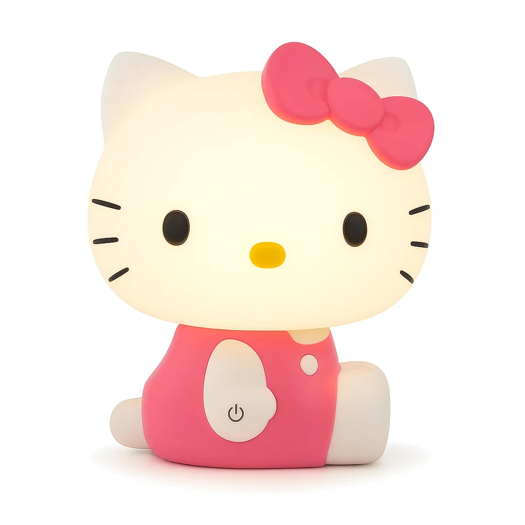 Veilleuse Hello Kitty Rose à Capteur Tactile