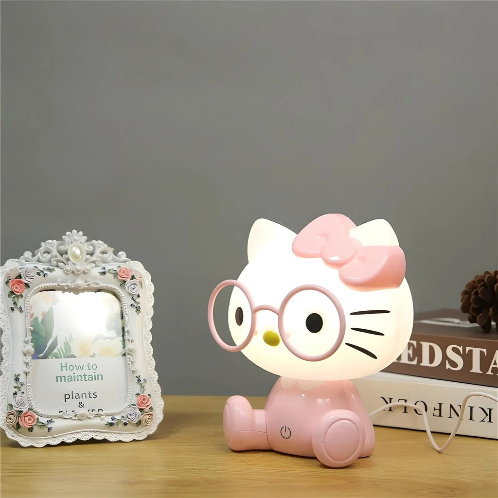 Veilleuse Hello Kitty Rose à Lunettes