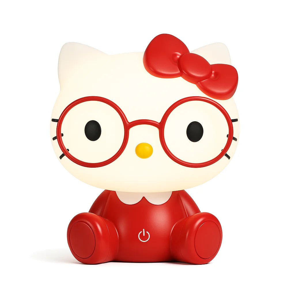 Veilleuse Hello Kitty Rouge à Lunettes