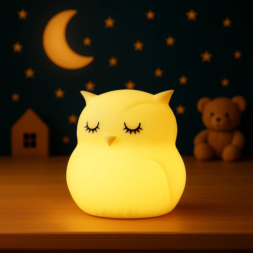 Veilleuse Hibou en Silicone