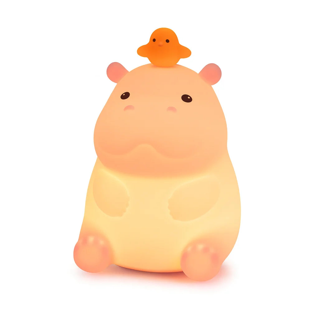 Veilleuse Hippopotame Rechargeable pour Bébé