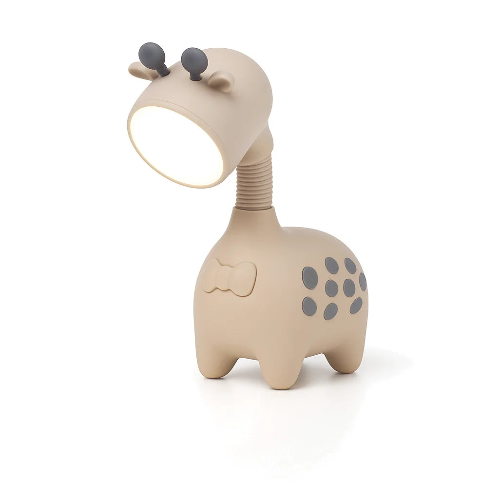 Veilleuse Lampe Girafe Rose Clair