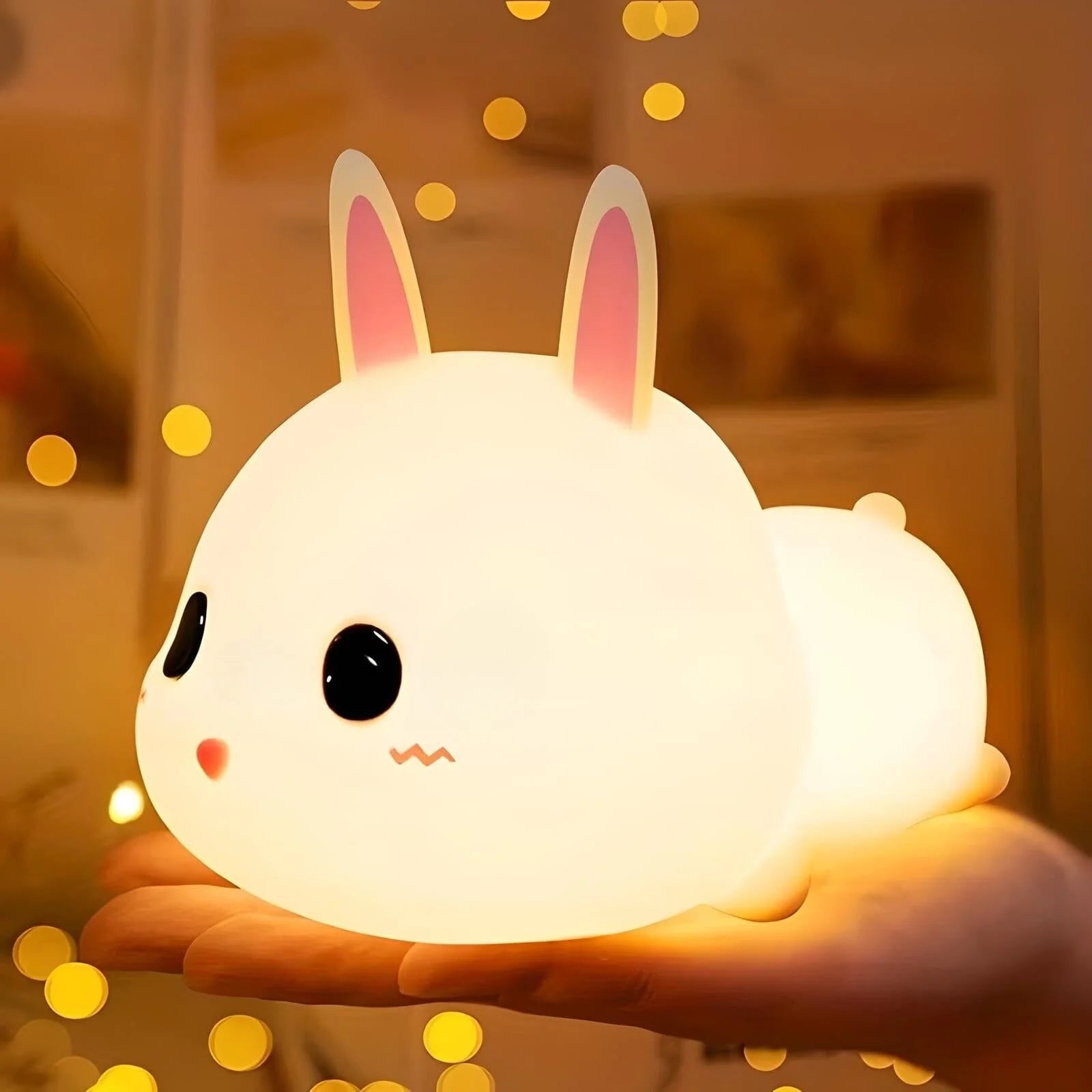 Veilleuse Lapin 8 Couleurs