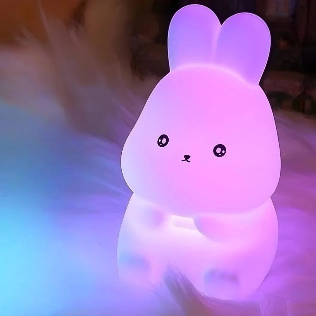 Veilleuse Lapin Arc-en-Ciel