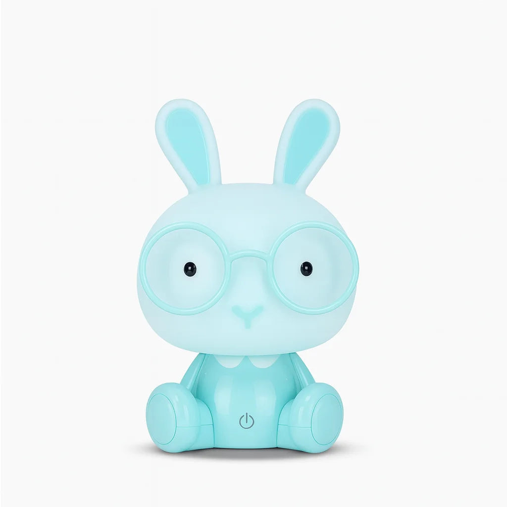 Veilleuse Lapin Bleu à Lunettes