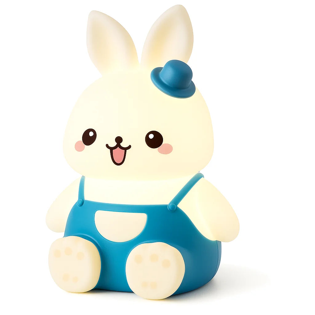Veilleuse Lapin Enfant Bleu
