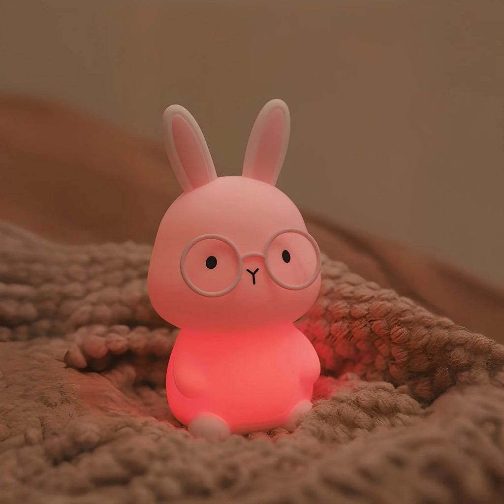 Veilleuse Lapin Tactile pour Bébé