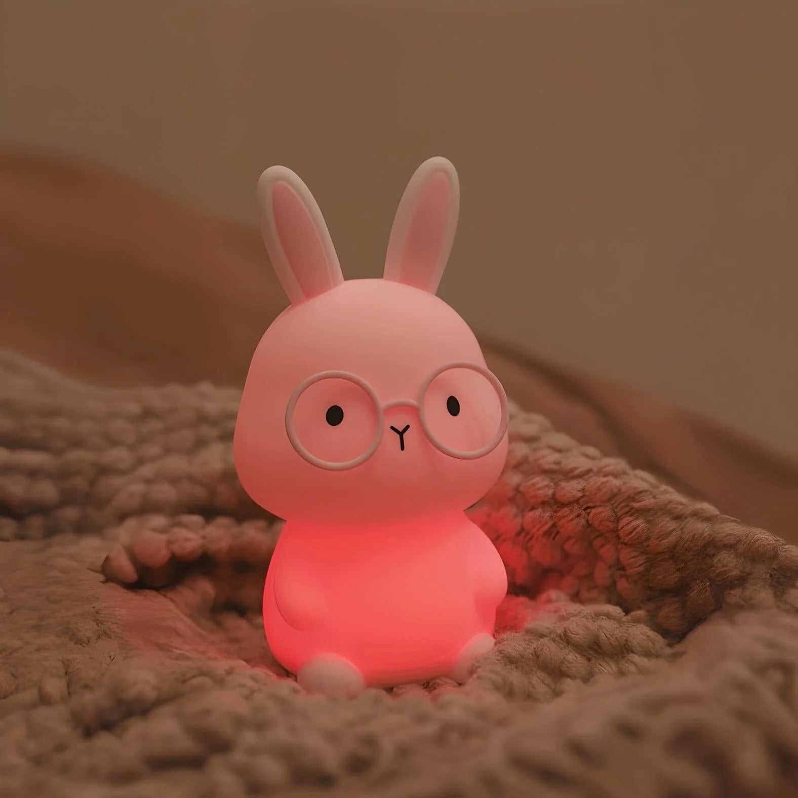 Veilleuse Lapin Tactile pour Bébé